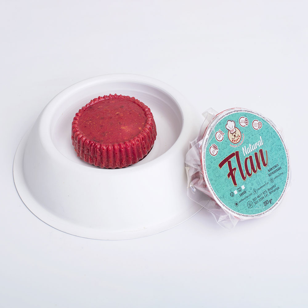 FLAN POLLO Y REMOLACHA - Pet Brunch Desarrollo